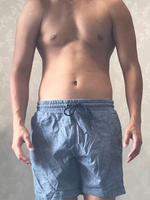 ダイエットで変化していく体型のイメージ