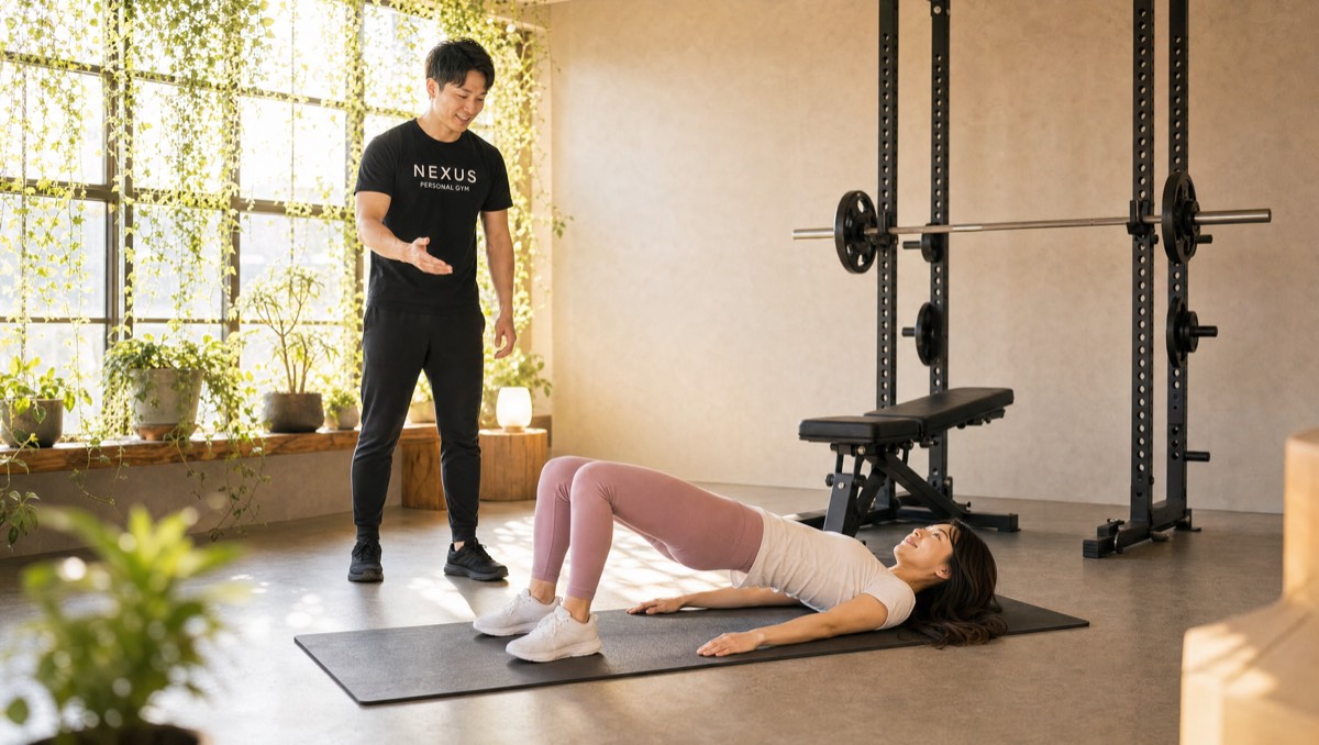 蒲田蓮沼エリアのNEXUSパーソナルジムでのトレーニング