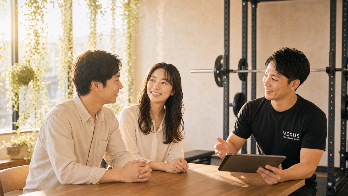 女性トレーナーによる入会前カウンセリング