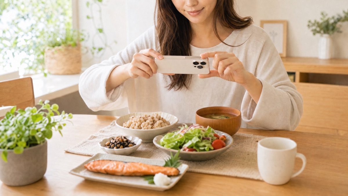 トレーニングのない日も続くLINEでの食事サポート
